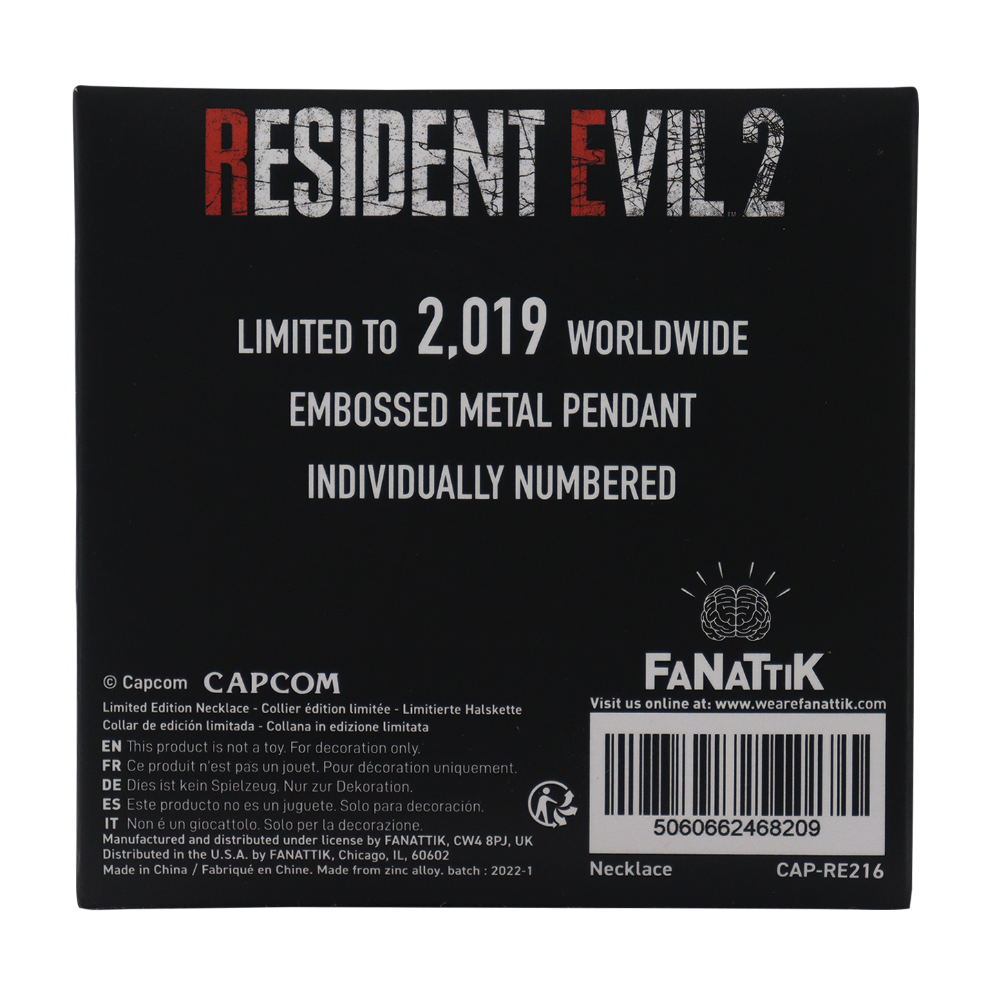 Claire Redfield Necklace - Limited Edition 