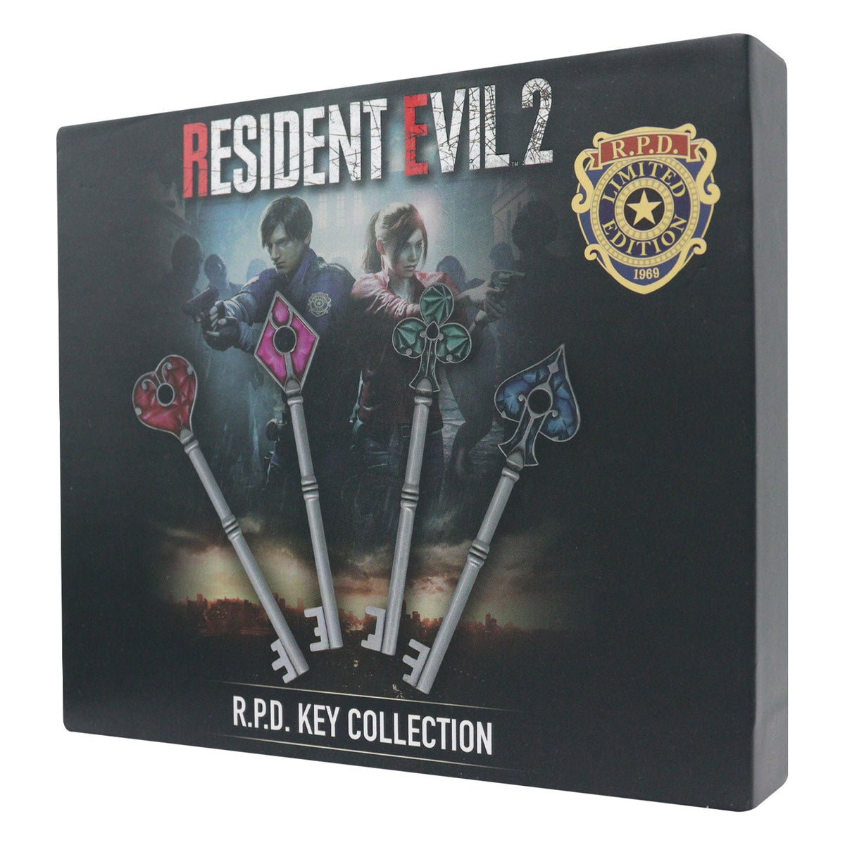 Objet collector Resident Evil - 2 – Set of Card Suit Keys – US Variant