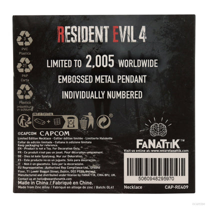 Resident Evil 4 Necklace - Ashley