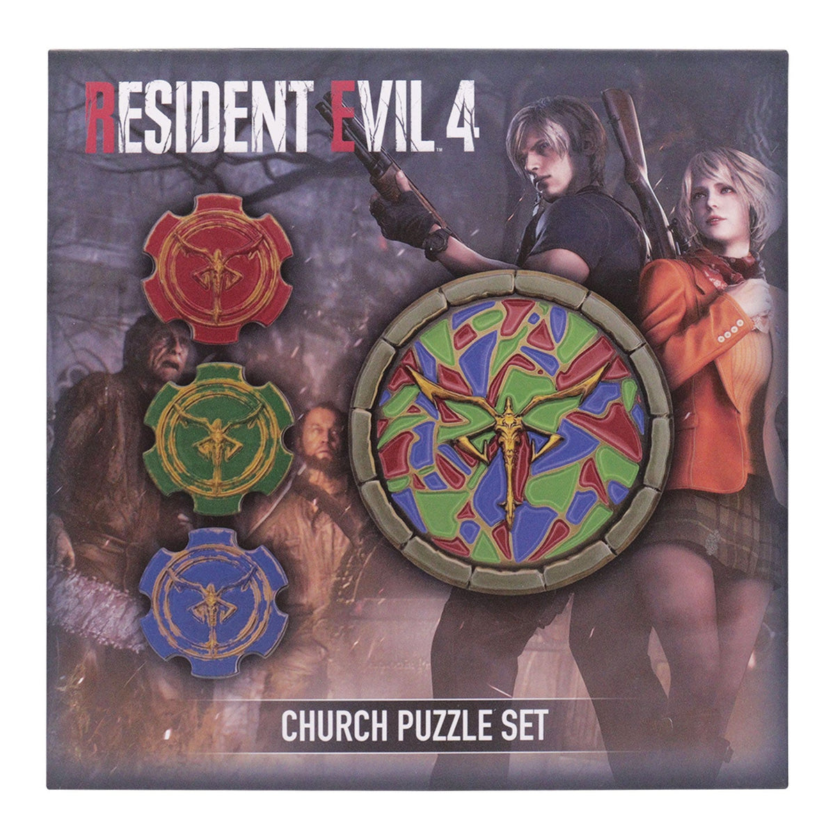 Set de médaillons collector Resident Evil - 4 - Church Puzzle