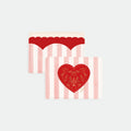 Pink Stripe - Card Holder