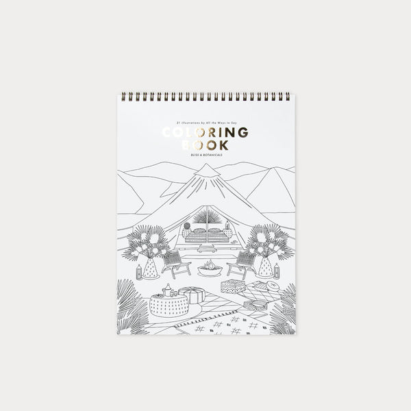 Coloring Book Bliss & Botanicals