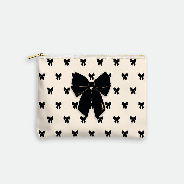 Black Bow - Pouch Bag
