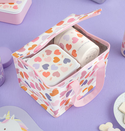 Sac isotherme enfant - Cœurs – vue 4 – A Little Lovely Company