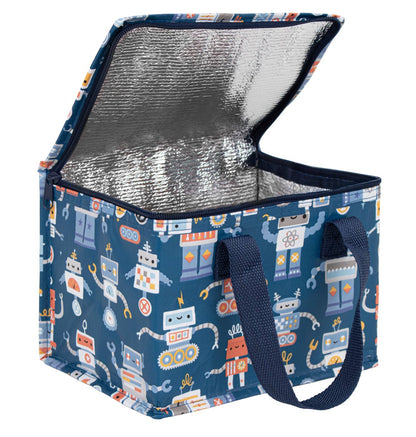 Sac isotherme enfant - Robots – vue 3 – A Little Lovely Company