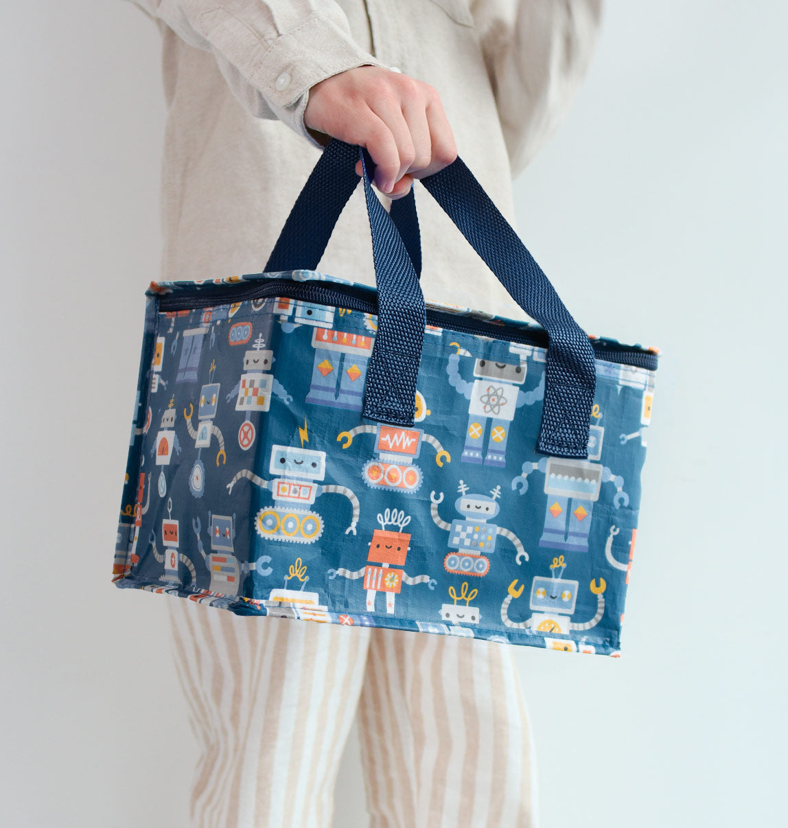 Sac isotherme enfant - Robots – vue 5 – A Little Lovely Company