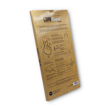 Cork board with LED - Finger Heart