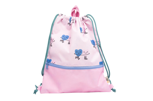 Gym Bag Dancing Hearts