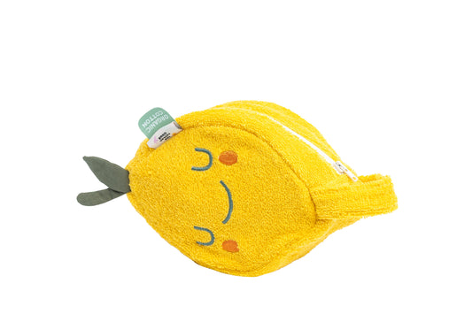 Lola Lemon fruit-shaped toiletry bag