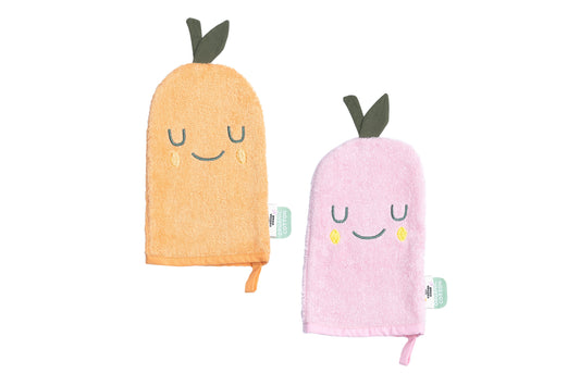 Set of mandarin washcloths