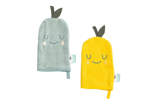 Washcloth set Lemon/Pear