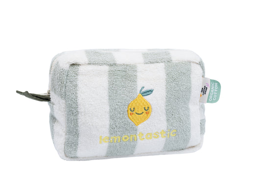 Lola Lemon Terry Toiletry Bag