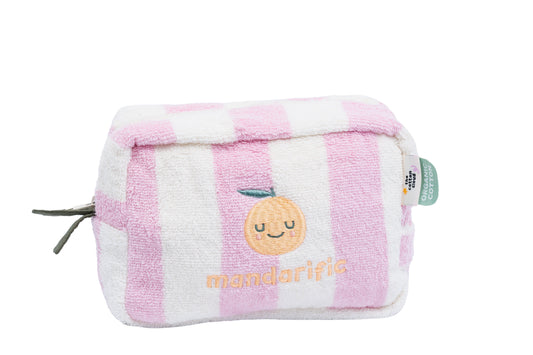 Mandy Mandarin Terrycloth Toiletry Bag