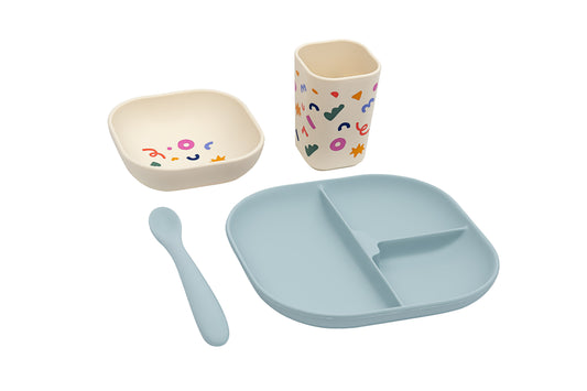 Confetti Dinnerware Set Cobalt
