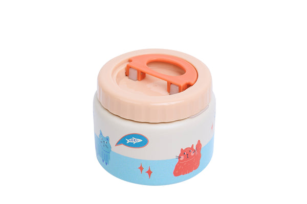 MEOWTIFUL CATS 350ml Stainless Steel Insulated Food Jar