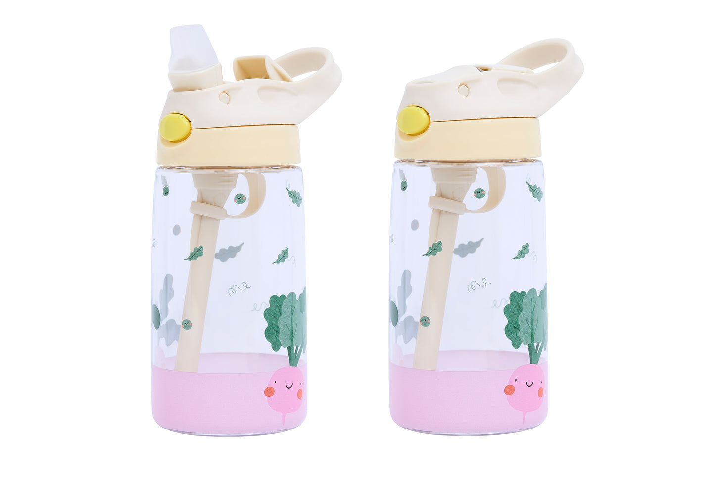 Tritan Drinking Bottle Dancing Hearts