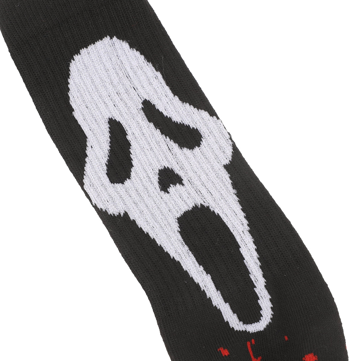 Chaussettes homme Ghost Face - Ghostface Mask avec texte et Splatter Athletic