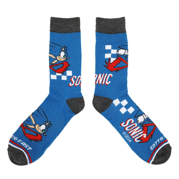 Chaussettes Sonic the Hedgehog - personnage visuel lot de 5 paires -taille unique