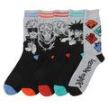 Chaussettes Jujutsu Kaisen - personnage visuel lot de 5 paires -taille unique