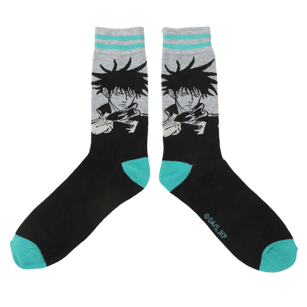 Chaussettes Jujutsu Kaisen - personnage visuel lot de 5 paires -taille unique
