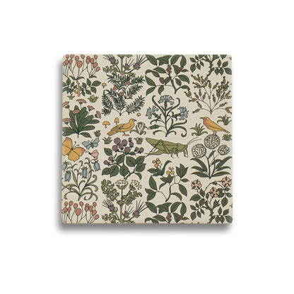 Sous-verre en céramique Voysey Jardin de l'apothicaire