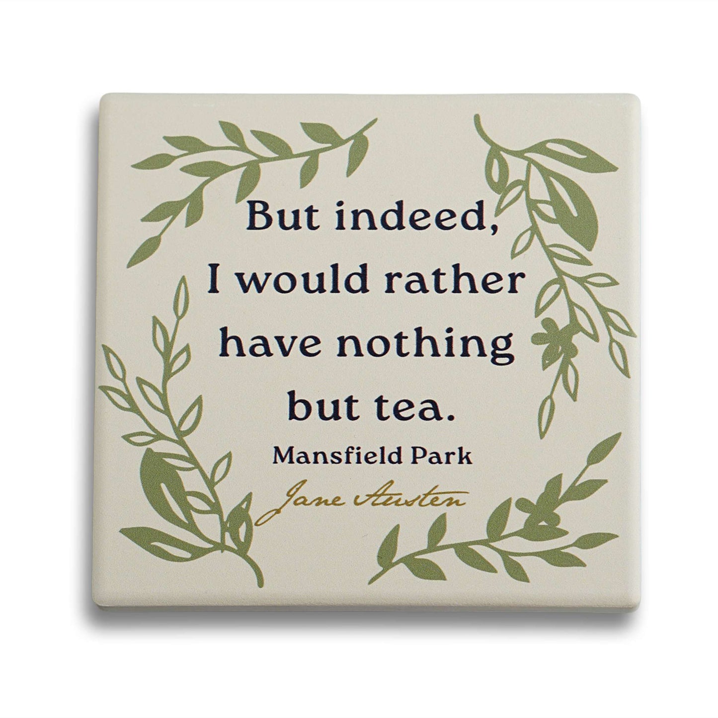 Sous-verre en céramique Jane Austen - Mansfield Park