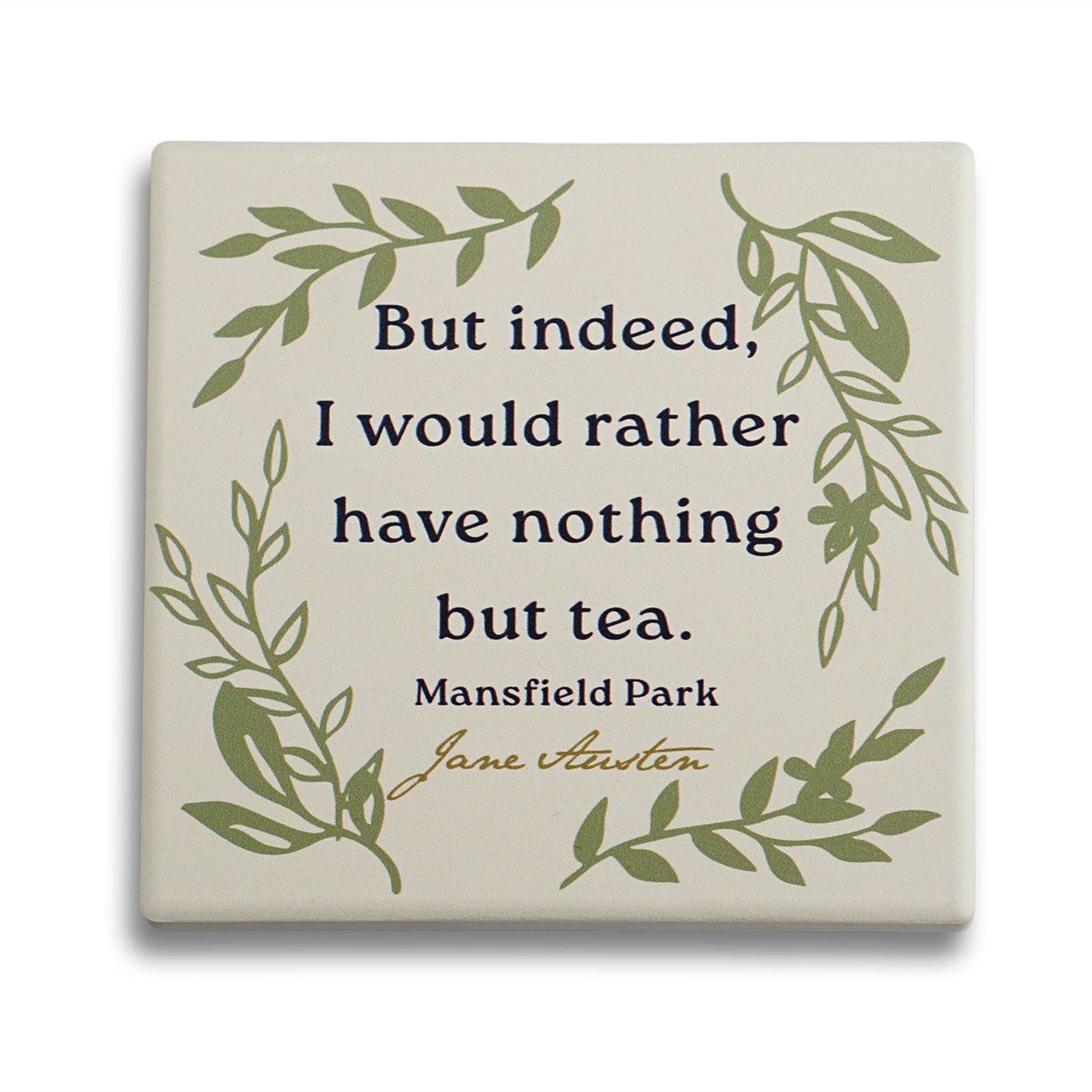 Sous-verre en céramique Jane Austen - Mansfield Park