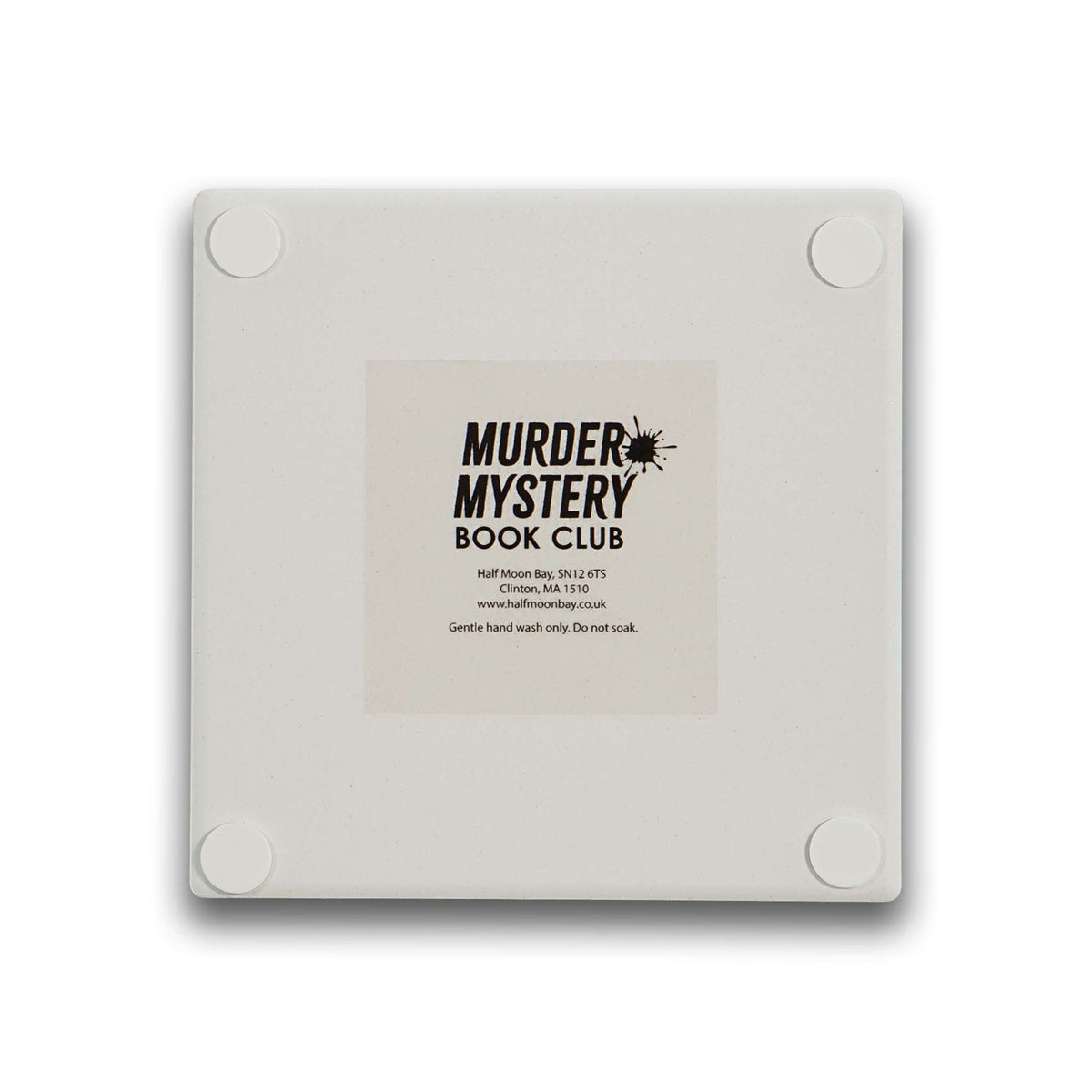 Sous-verre en céramique Murder Mystery Book Club Coffee