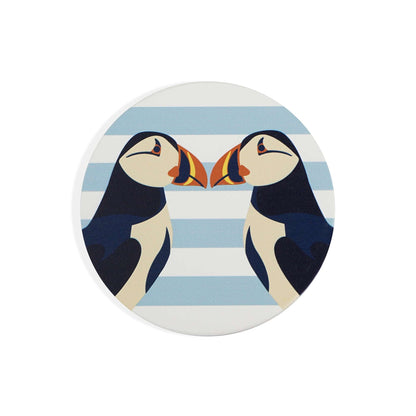 RSPB Puffin Kiss Coaster