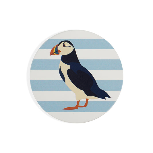 RSPB Puffin Single Coaster