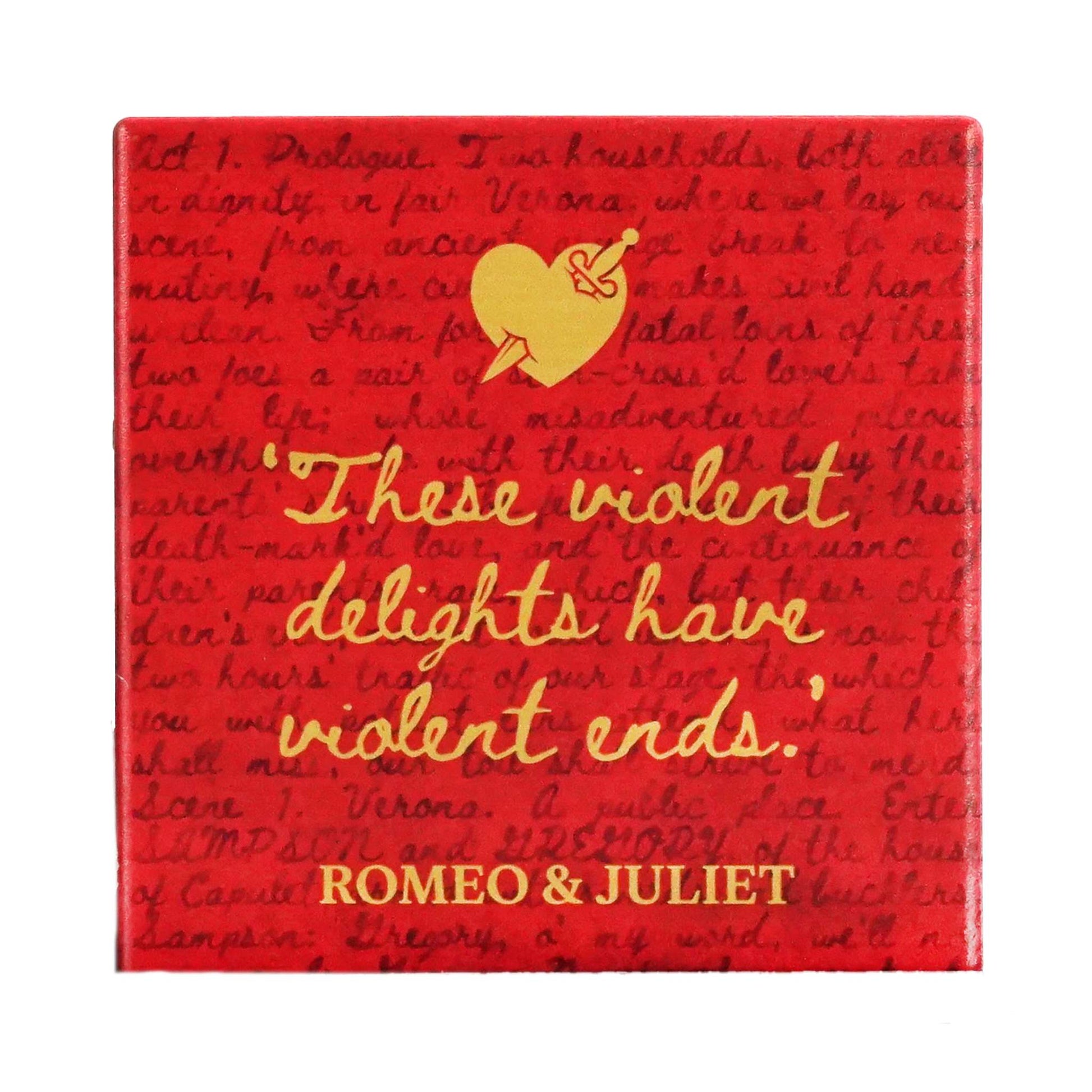 Sous-verre en céramique Shakespeare - Roméo & Juliette