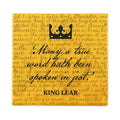 Sous-verre en céramique Shakespeare - Le Roi Lear