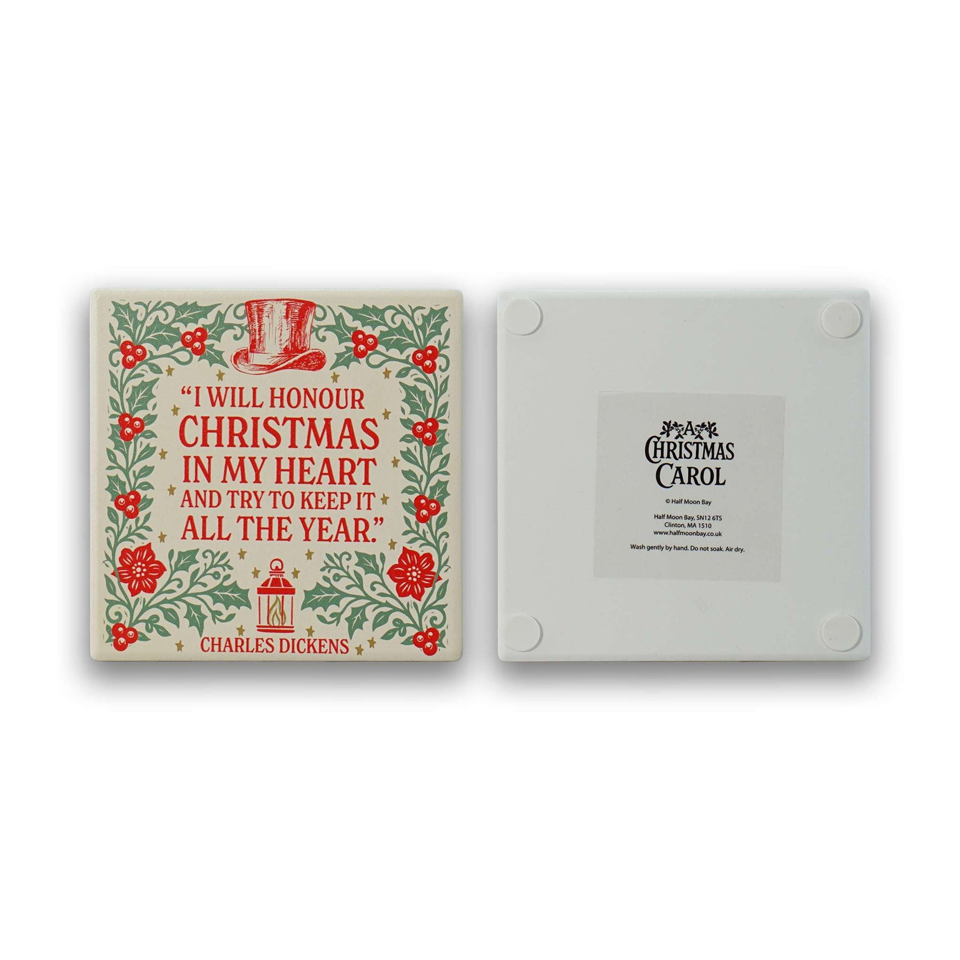 Sous-verre Un chant de Noël - s Square