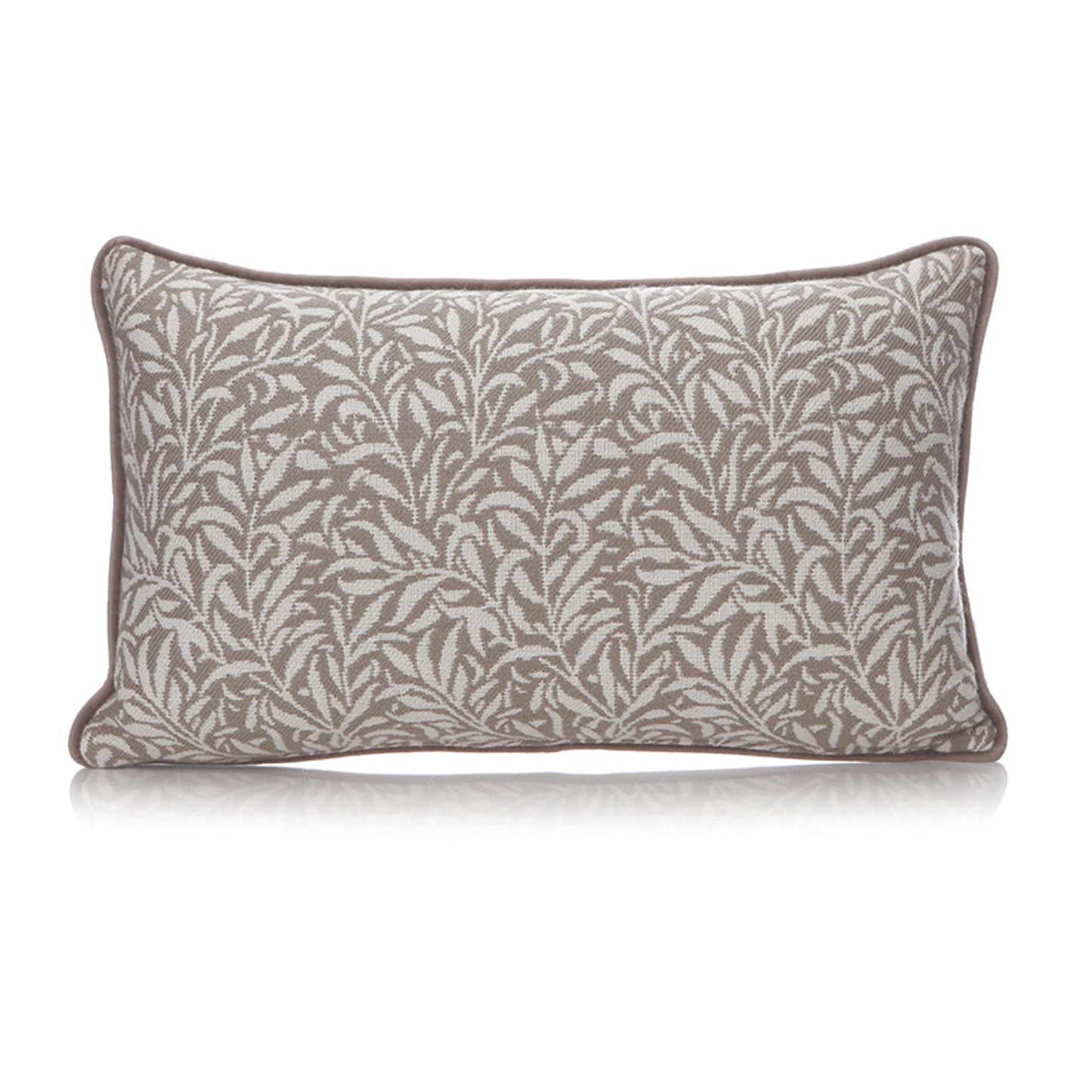 Coussin carré William Morris - ACS gris saule 30 x 50 cm