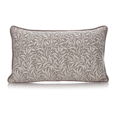 Coussin carré William Morris - ACS gris saule 30 x 50 cm