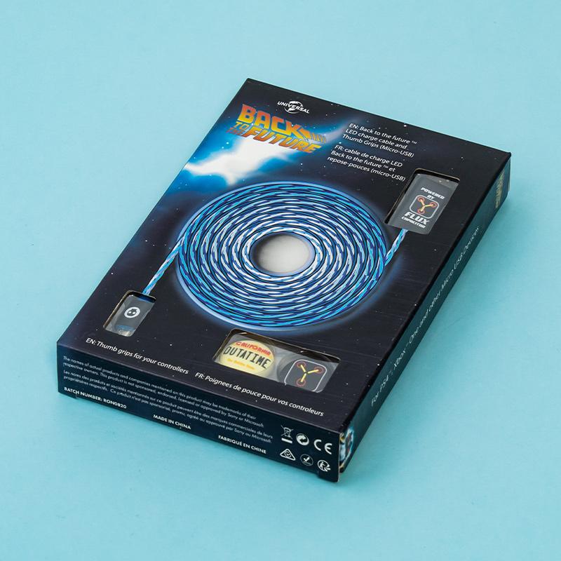 Micro usb cable return to the future