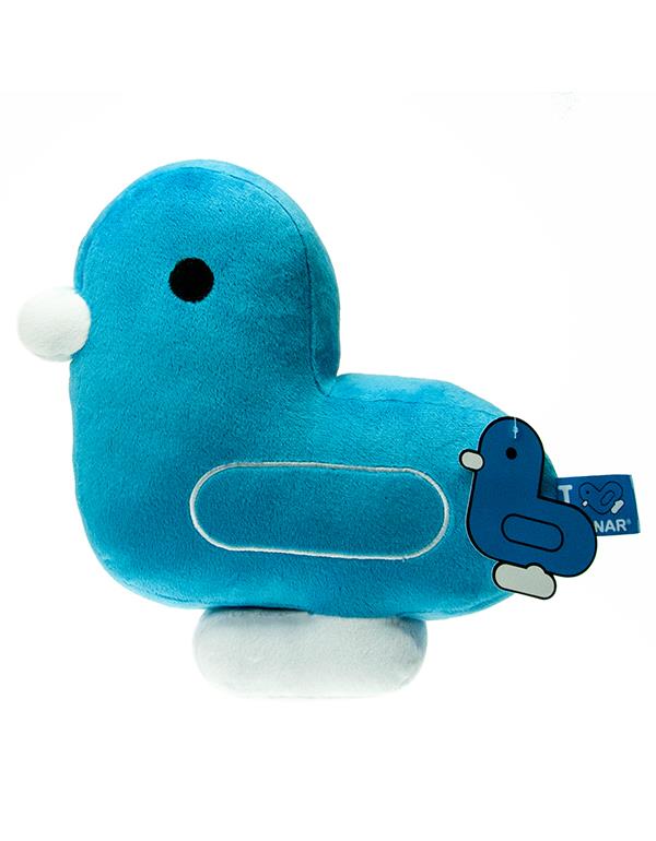 Coussin Canard Bleu