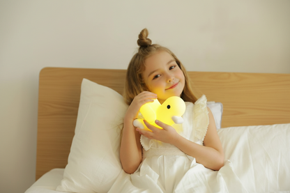 Pastel yellow duck night light