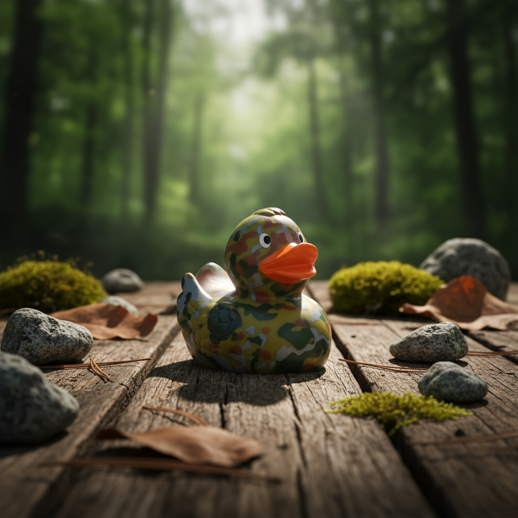 Camouflage duck