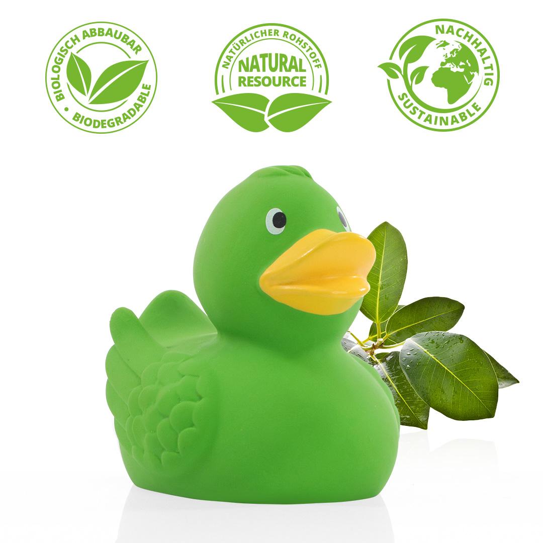 Rubber green duck