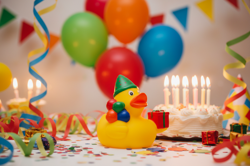 Birthday duck