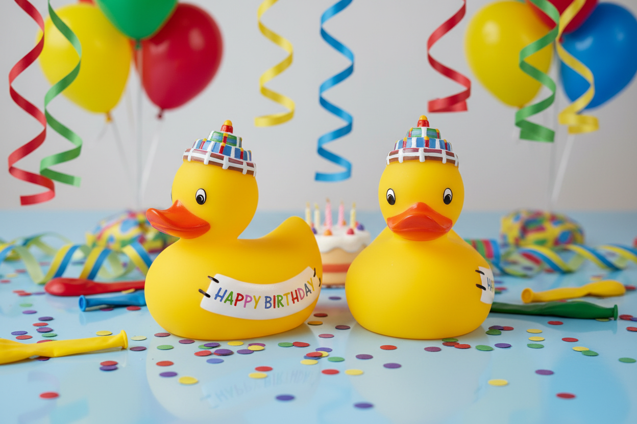 Birthday duck
