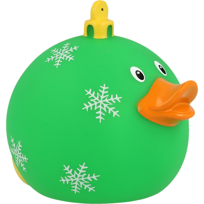 Green Duck Christmas Ball