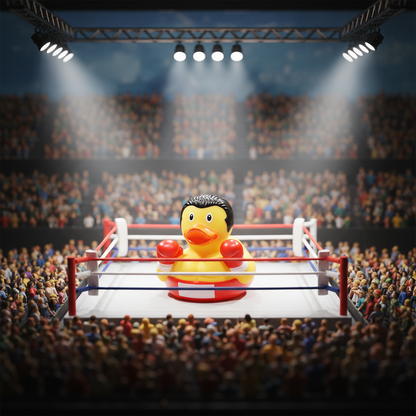 Boxing duck