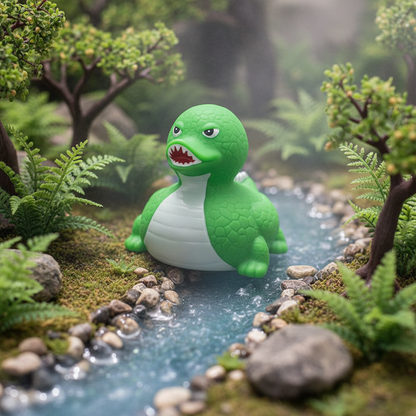 Crocodile duck