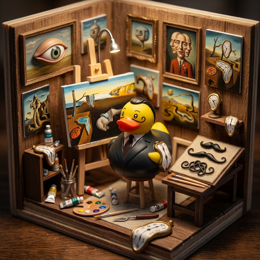 Canard Salvador Dali Yarto canard de bain 5015653535194