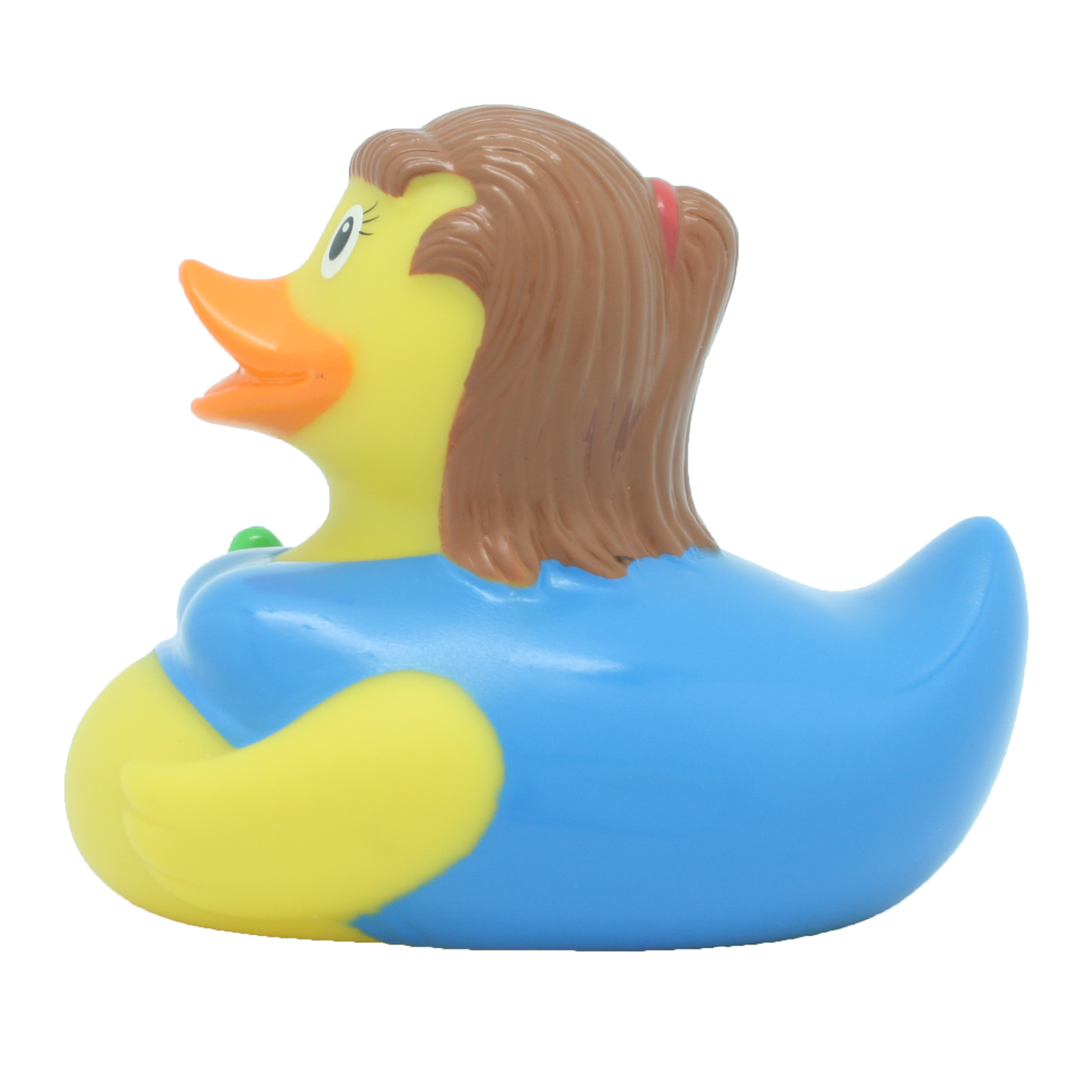 Pregnant woman duck