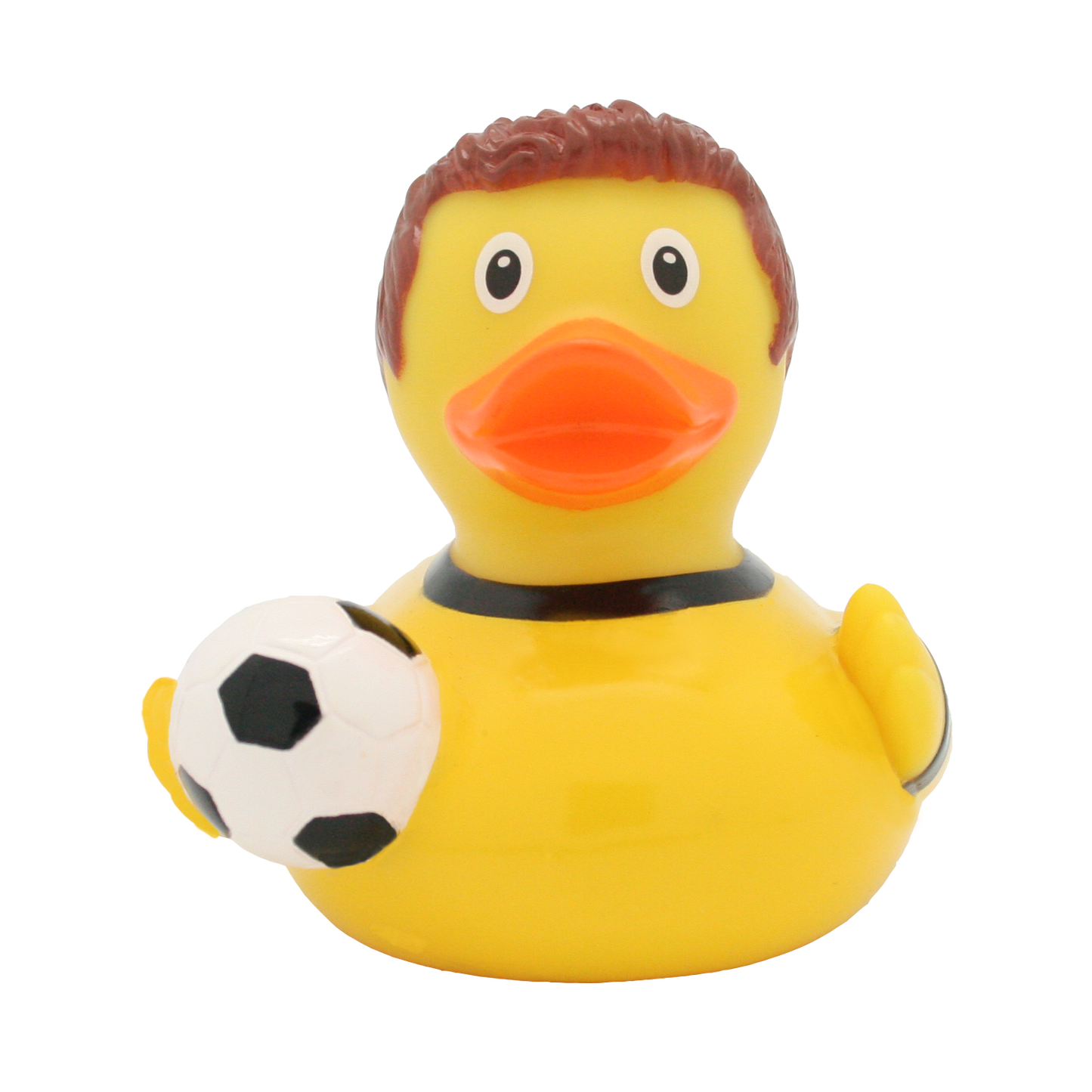 Yellow footballer duck