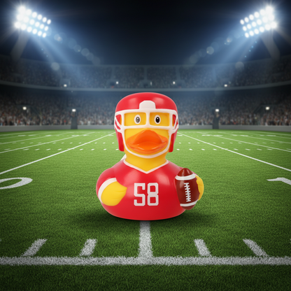 American football duck