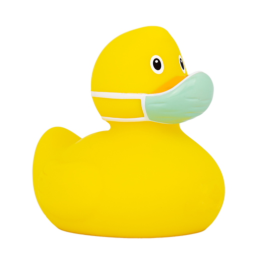 Canard Masque Chirurgical Jaune